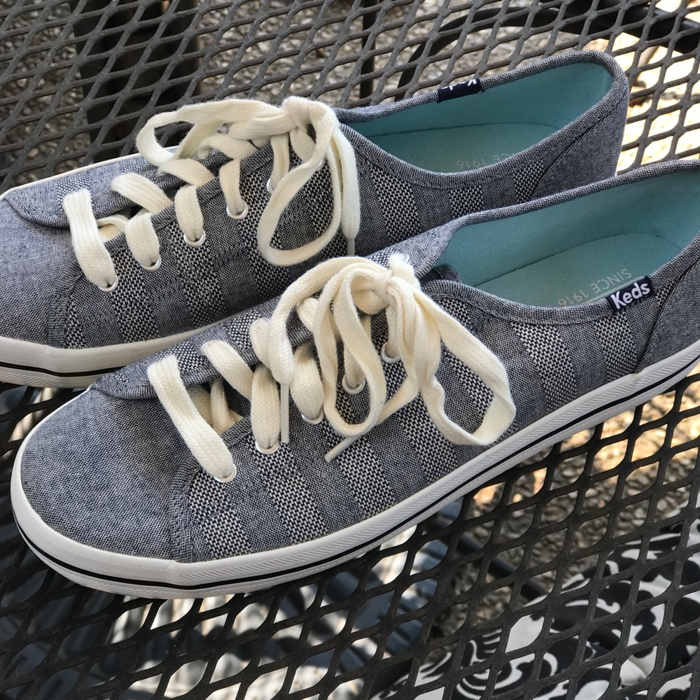Keds Kickstart Chambray Tennis Shoes - size 9.5